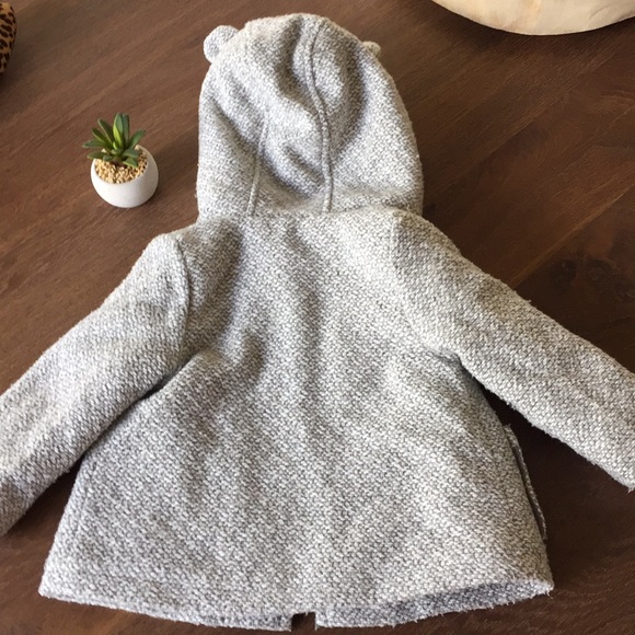 The cutest! Toddler Girl   teddy bear coat 18 mo - Picture 4 of 4
